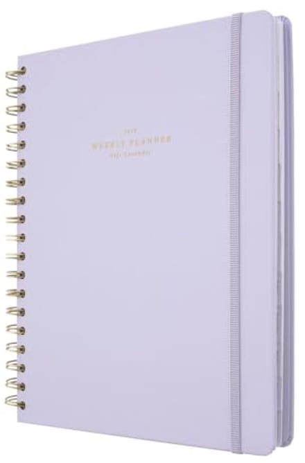 Weekagenda 2024-2025 Soft Lavender - 17 Maanden Weekplanner en Afspraakplanner