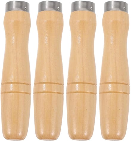 JHUBERS- Grater Handle Ergonomisch - Vervangingshandvat - Antislip - Hout - Multifunctioneel - Schokbestendig - File Handle