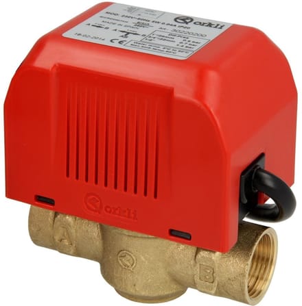 Orkli 2-weg klep 220V 1" met eindschakelaar