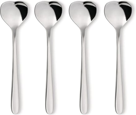 Alessi - Miriam Mirri - Big Love Theelepels - 18/10 RVS - Set van 4