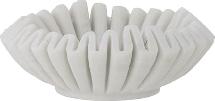 Bloomingville Schaal Harmonia marmer wit Ø17,5 x 6 cm