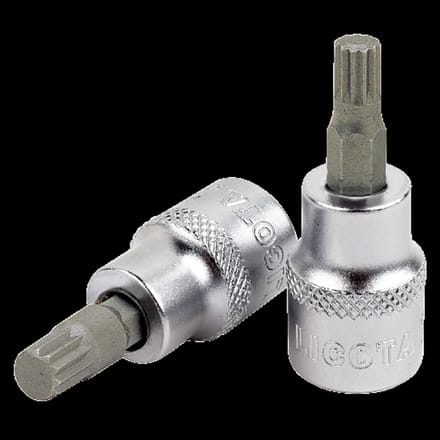 M12 korte XZN-dopsleutel 1/2 inch