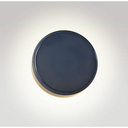 MARSET LED wandlamp Caramel, blauw, Ø 28 cm, TRIAC, glas