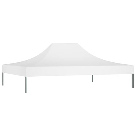 vidaXL - Partytentdak - 270 - g/m² - 4,5x3 - m - wit