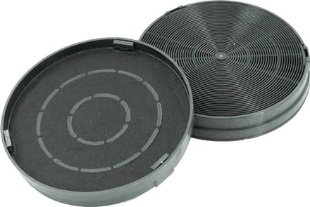 Scanpart actief koolstoffilter - Geschikt voor AEG EFF62 - E3CFF62 - MCEF02 - 9029800464 - Ø 200 mm - H 30 mm - 2 stuks - Alternatief