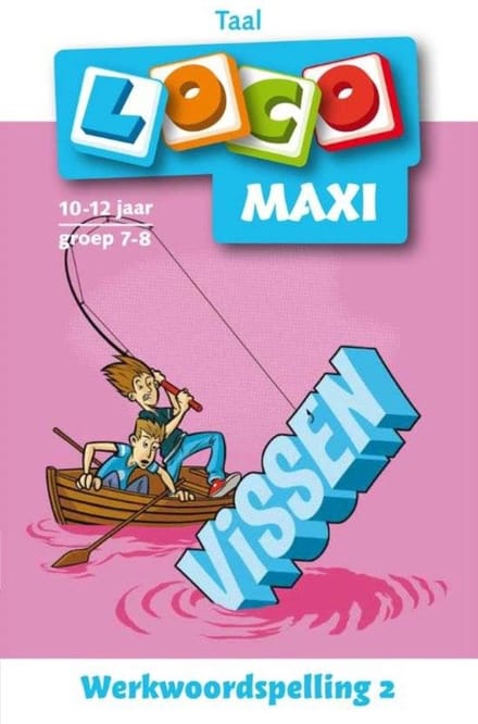 Loco Maxi  -  Loco Maxi werkwoordspelling 2, taal, 10-12 jaar, groep 7-8