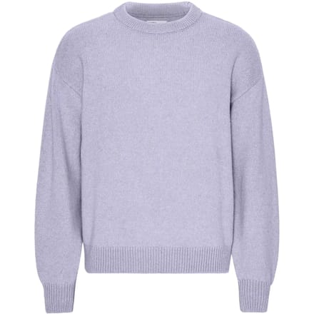 Trui met oversized ronde hals Colorful Standard Soft Lavender