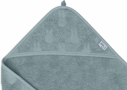 Jollein Badcape Badstof 75x75cm Miffy Jacquard Sea Green
