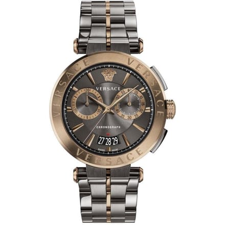 Versace VBR050017 Herenhorloge 45mm grijs