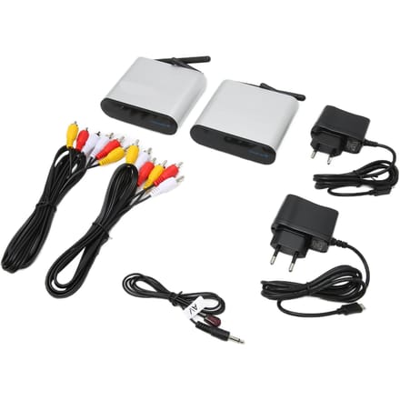 2.4GHz Draadloze Audio en Video Zender o Video Zender en Ontvanger voor DVD DVR IPTV EU Plug white