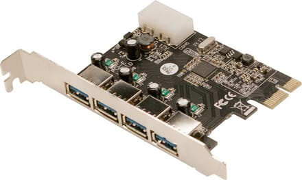 LogiLink USB 3.0 4-poorts PCI Express-kaart