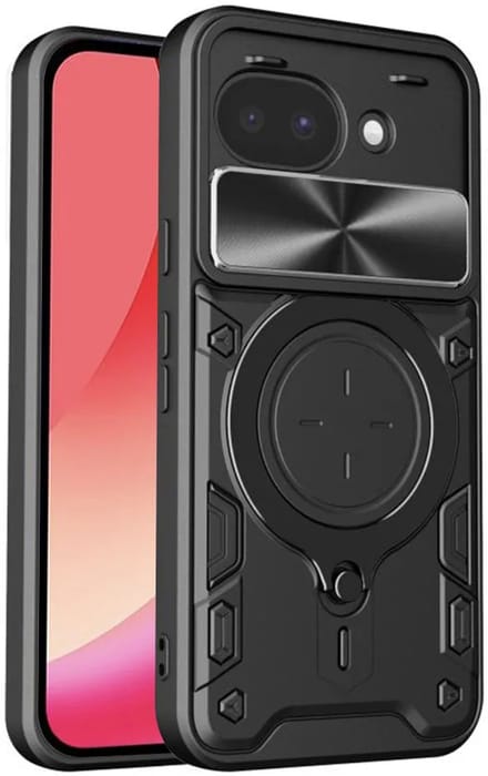 Hoesje geschikt voor Google Pixel 10a - Techsuit CamGuard Pro Back Cover - Zwart