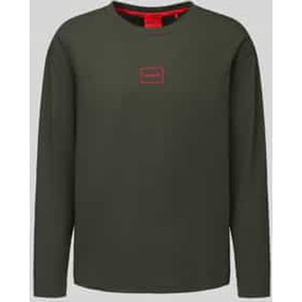 Regular fit shirt met lange mouwen van katoenmix model 'Laze Longsleeve'