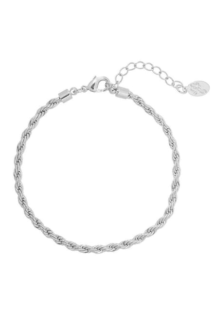 Jomide Armbandje Chain Gedraaid - Zilverkleurig