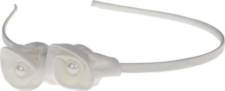 Diadeem ivoor bloemen