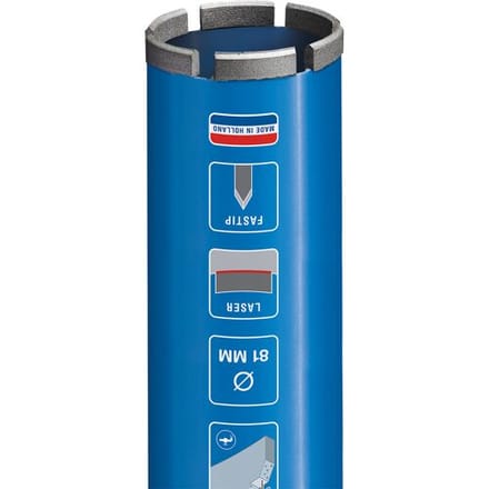 Carat Ø81 x 400mm M30 CLASSIC Laser diamantboor - BETON - EC08140050