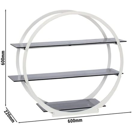 GGM Gastro Etagerie / Buffetständer - Ø 600mm - Weiß Wit