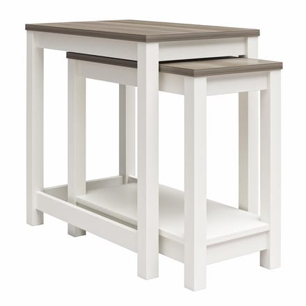Chapel-Hill-NestingTables - Wit Eikenlook