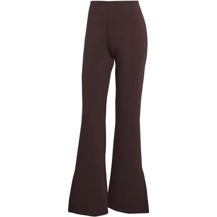 Adidas Soft Lux Flared Trainingsbroek Bruin S / Regular Vrouw