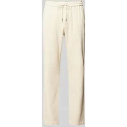 Regular fit chino met structuurmotief, model 'HARLEM'