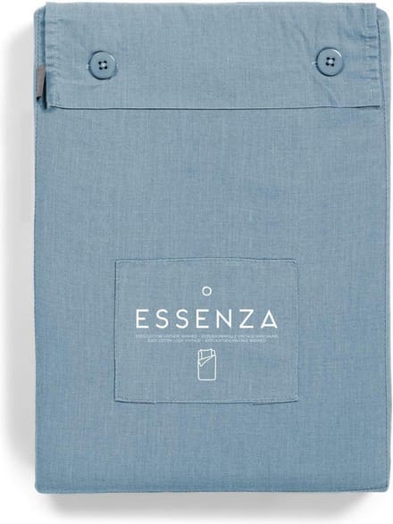 ESSENZA Guy Dekbedovertrek Blauw - Lits-Jumeaux XL – 260x200/220 cm