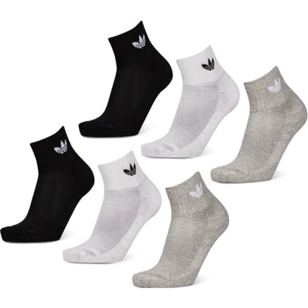 Adidas Mid Ankle 6 Pairs Sokken Unisex - Wit - Maat 43-45