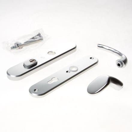 HOPPE Kruk/knop schild, aluminium 86G/3236ZA/3234/1710 PC72 54mm kerntrek (Prijs per paar)