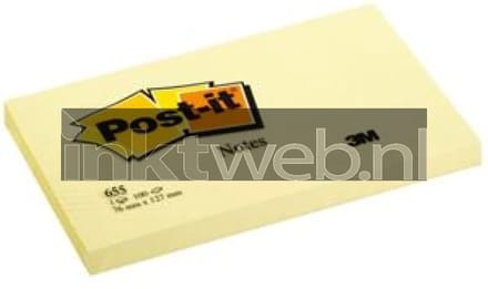 Memoblok 3M Post-it 6830 Notes76x127mm Canary Yellow 100 vel