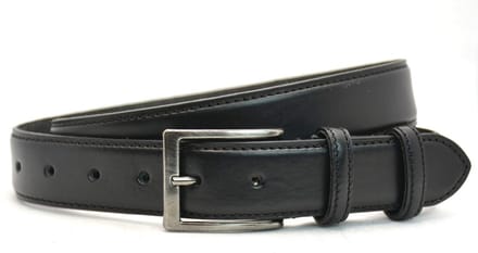 Timbelt Leren Pantalon Riem 3.5 cm Zwart | Maat 105