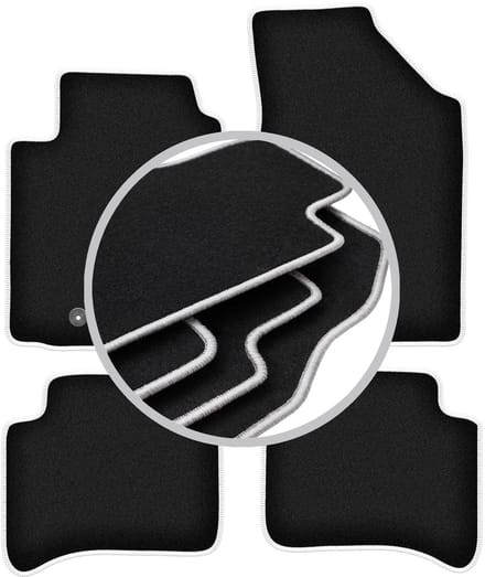 CARLUX-SILVER automatten voor: Toyota Yaris I 5-deurs (1999-2005)