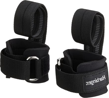 Antislip nylon lifting straps met DuraGrip - verbeterde grip en controle (paar)