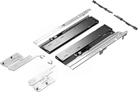 Push to open systeem voor Hettich Actro, 20-80 kg