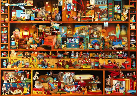 Bluebird Puzzle legpuzzel Toys Tale - 1000 stukjes nostalgie.