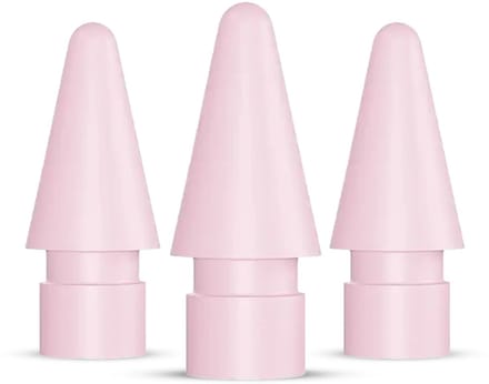 Buddi Replacement Tips - Stylus punten – Premium tips geschikt voor Apple Pencils en Buddi Wave – iPad pen vervangpunt – Replacement tips voor Apple Pencil - Set van 3 - Roze
