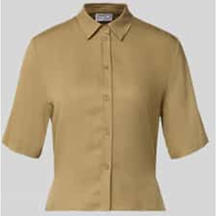 Korte mouwblouse van viscose met 1/2-mouw