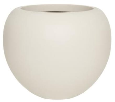 Pottery Pots - Plantenbak - Stream XS - Ø44,8cm x H36,8cm - Silk White