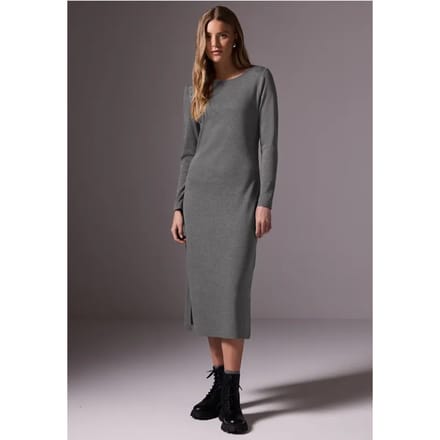 Jurk in gemêleerde look