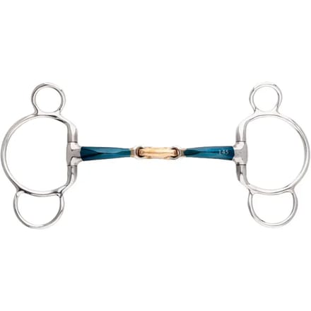 Mors 3 of 4 ringen voor dubbel gebroken bit Kavalkade Ergonomic