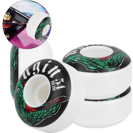 4 stuks 54*32MM PU Weg Skate Longboard Wielen Hoge Sterkte Skateboard Wielen black