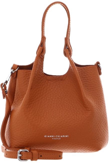 GIANNI CHIARINI Leren handtas schoudertas Dua Handbag Spice terracotta
