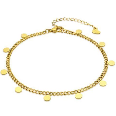 Luxenter armband afgewerkt in 18 karaat geel goud - Netla