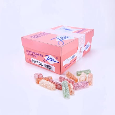 Joris Citros - Snoep - 1kg - Gekleurd - Fruit - Zuur - Hard