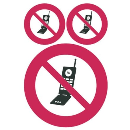 Huismerk Herma 5784 Etiket met afbeelding GSM Verbod