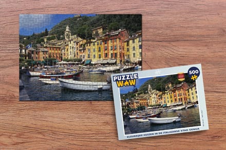 Puzzel Genua - Huis - Boot - Legpuzzel - Puzzel 500 stukjes