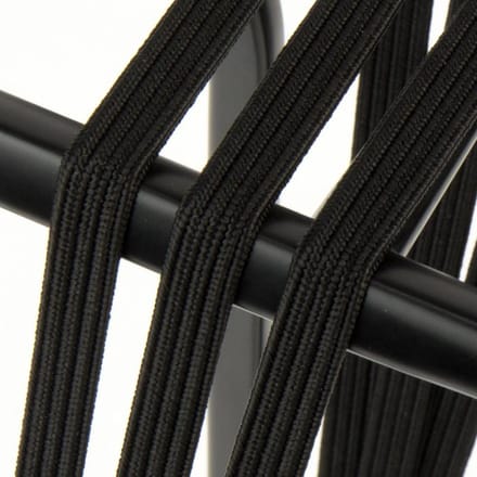 Triobinder Widek Eye 12/12mm met Zwarte stalen platen - Zwart/Zwart