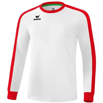 Erima Retro Star Voetbalshirt Lange Mouw Kinderen - Rood / Wit | Maat: 164