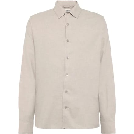Flanellen overhemd met lange mouwen KnowledgeCotton Apparel Dune