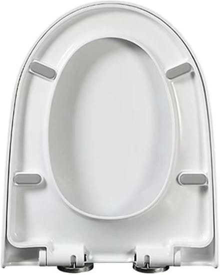 Toiletbril - WC-bril - Hygiënisch Werken - Softclose - 35 x 44 cm - Wit