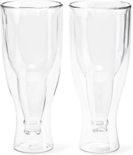Balvi Gravity Bierglazen - Kristal - 400 ml