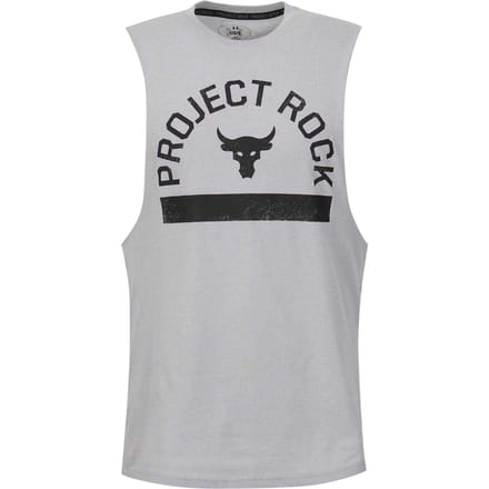 Under Armour Heren Project Rock Graphic Tanktop (Grijs)